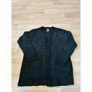 Matty M Womens Chenille Open Front Cardigan Forest Green MS9120US/0M XL